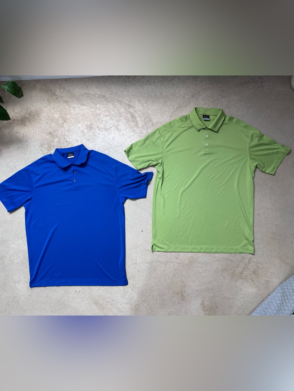 2 Nike Golf Dri-FIT Polo Shirts Blue & Green Short Sleeve Men’s XXL Bundle - Picture 16 of 16